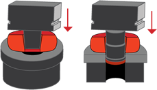 shape needed for ring rolling process