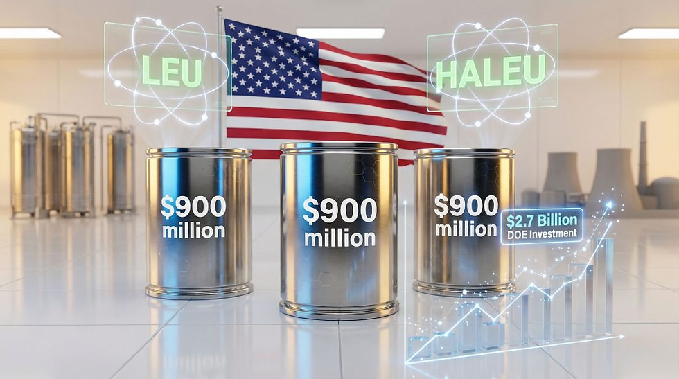 $2.7 Billion invested in enriching Uranium