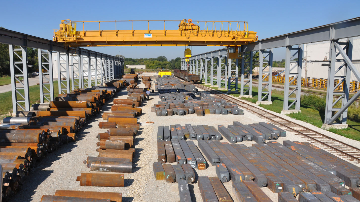Scot Forge ingot yard