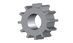 Gear part rendering